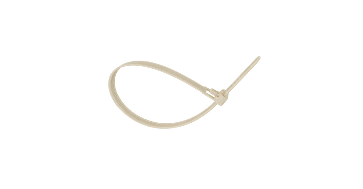 Kabelbinder 200 x 7,6 mm naturel (TRT20076N)