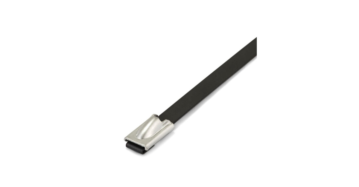Kabelbinder 290 x 4,6 mm zwart (gecoat) (TRI300SX-COAT)